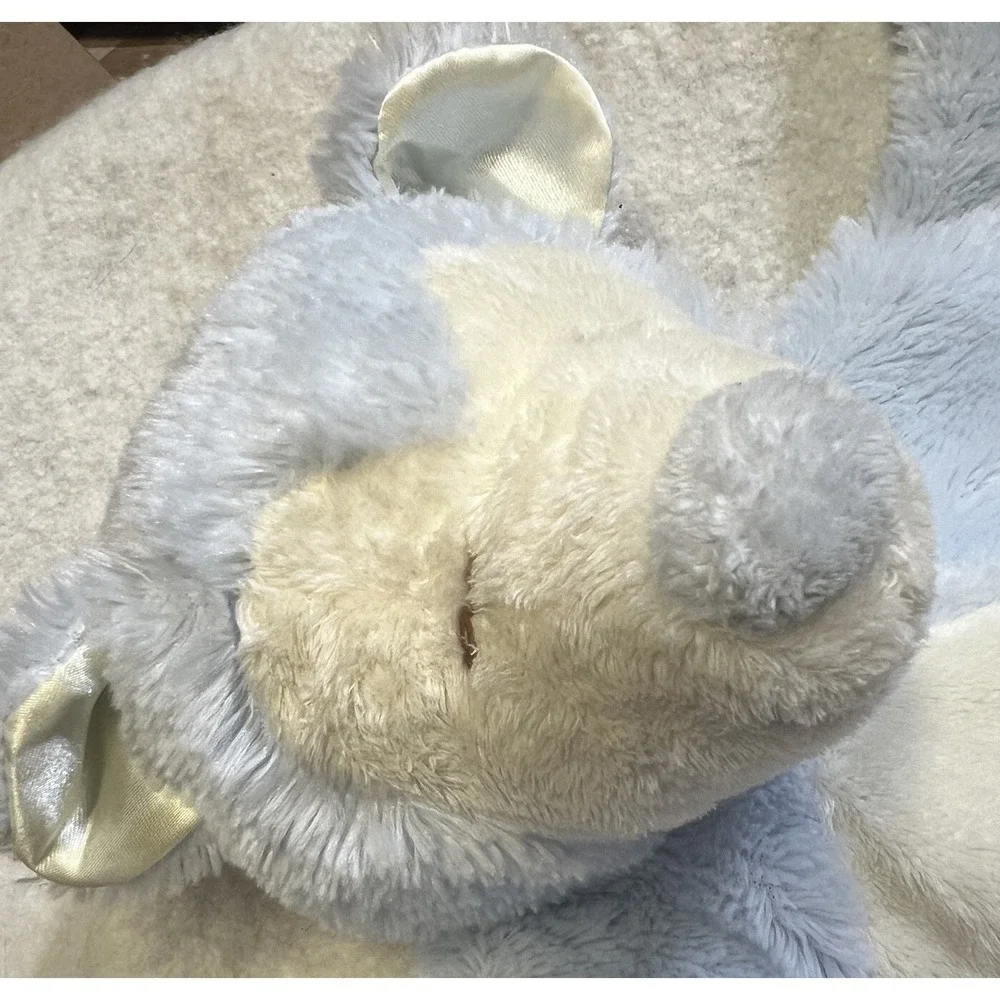 Douglas‎ Baby Sshlumpies Blue Bear Plush Lovey Security Blanket Stuffed Animal